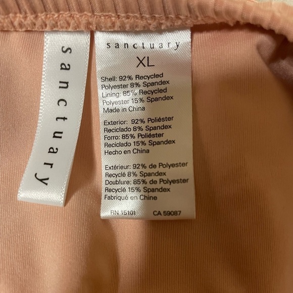 Sanctuary Pink Ribbed Cut Out Bikini Bottom XL - Picture 5 of 5